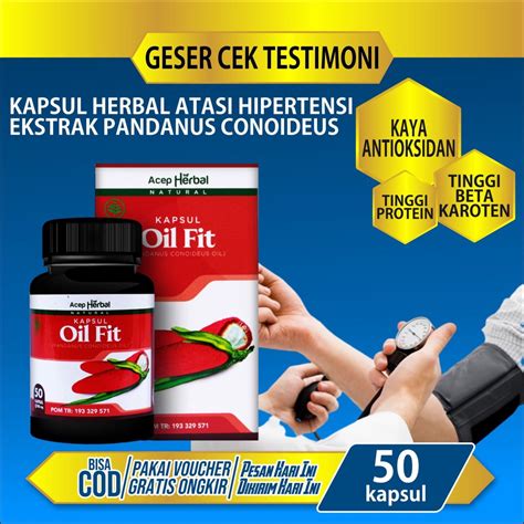 Jual Obat Hipertensi Darah Tinggi Penurun Darah Tinggi Acep Herbal