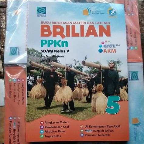 Jual Buku Ringkasan Materi Dan Latihan Brilian Ppkn Untuk Sd Mi Kelas