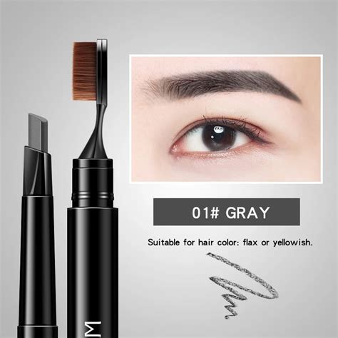 Eyebrow Pencil And Brush Eye Makeup Tools Double Head Automatic Eyebrow