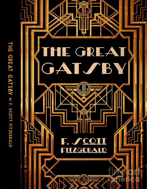 The Great Gatsby Book Cover Movie Poster Art 6 Drawing By Nishanth