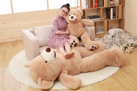 100 260cm Unstuffed America Giant Teddy Bear Plush Toy Soft Teddy Bear