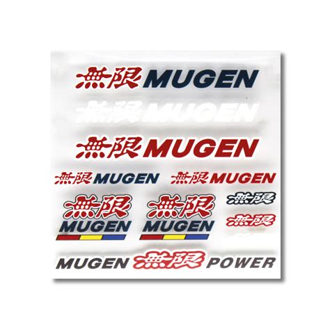 MUGEN STICKER DECAL SET – AutoTech WholeSale