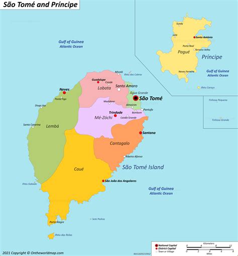 Sao Tome and Principe Map | Detailed Maps of Democratic Republic of São Tomé and Príncipe