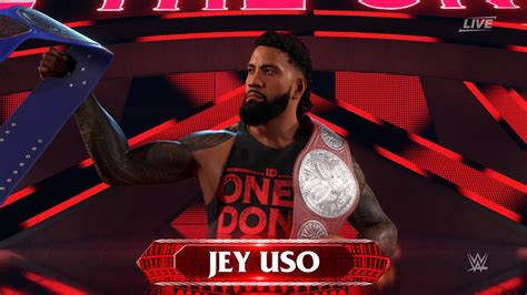 Jey Uso Entrance WWE 2K23 YouTube