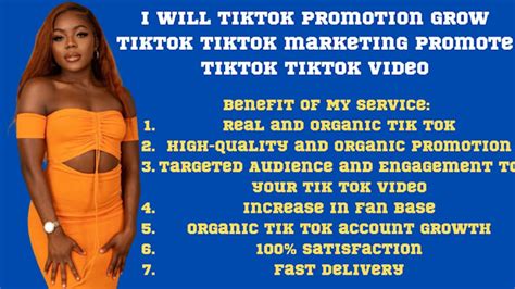 Tiktok Promotion Grow Tiktok Tiktok Marketing Promote Tiktok Tiktok