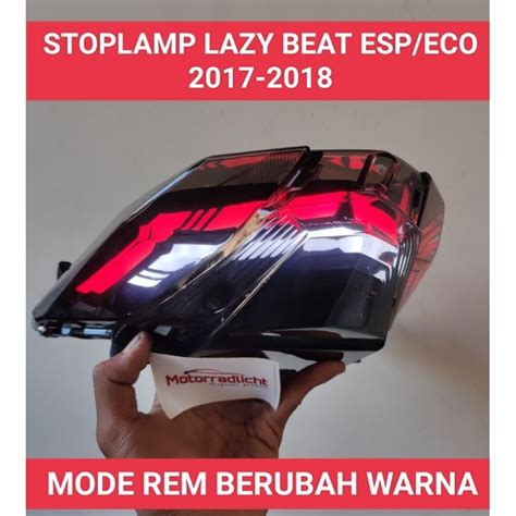 Jual Stoplamp Lazy Beat ESP ECO STREET 2017 2019 MERAH PUTIH Shopee