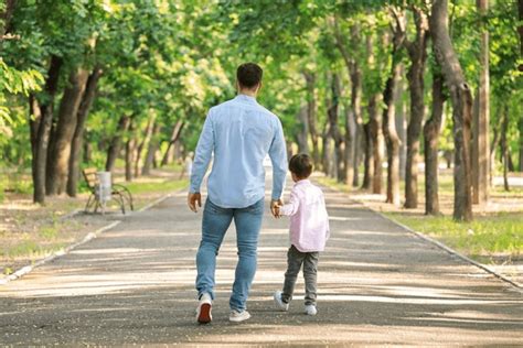 Father And Son Walking Hd