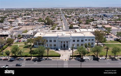 Daytime View Of The Historic 1924 Imperial County Courthouse Built In