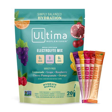 Electrolyte Hydration Powder Packets - Ultima Replenisher