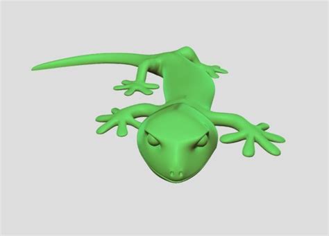 Gecko Lizard Animal 3d Model 3d Printable Cgtrader