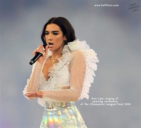 Dua Lipa Video Dua Lipa Singing At Opening Ceremony Of The Champions