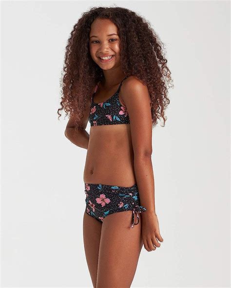 Billabong Mädchen Night Out Strappy Two Piece Swim Bikini Set Amazon