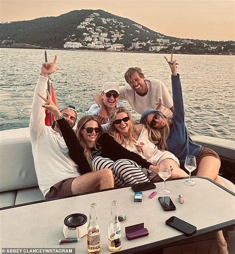 Abbey Clancy And Peter Crouch Pack On The PDA As She Strips To A TINY White String Bikini While