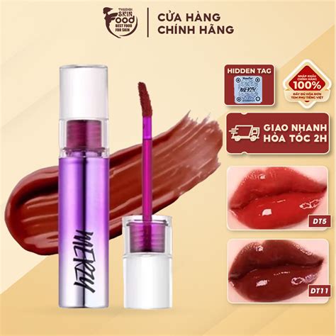 Son Tint Bóng Siêu Lì Cho Môi Căng Mọng Hàn Quốc Merzy Aurora Dewy