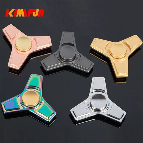 5colorful EDC Hand Spinner Toy Fidget Spinner Zinc Alloy Metal Finger