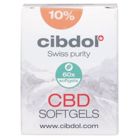 Cibdol Cápsulas de gel de CBD 60 piezas 16 mg CBDSense