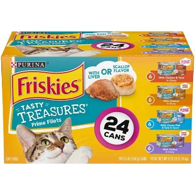 Purina Friskies Tasty Treasures Prime Filets Ocean Fish Chicken