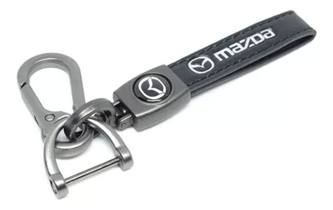 Llavero De Lujo Elegante Exclusivo Logo Emblema Mazda Cuero Mercadolibre