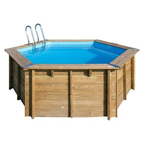 Gre Holz Pool Vanille 2 Ø x H 400 x 119 cm Braun 8 000 l BAUHAUS