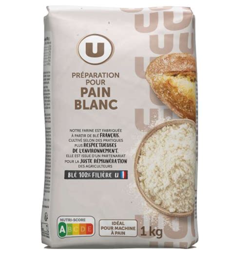 Mélange de farines boulangères pour pain blanc U 1kg Bam courses