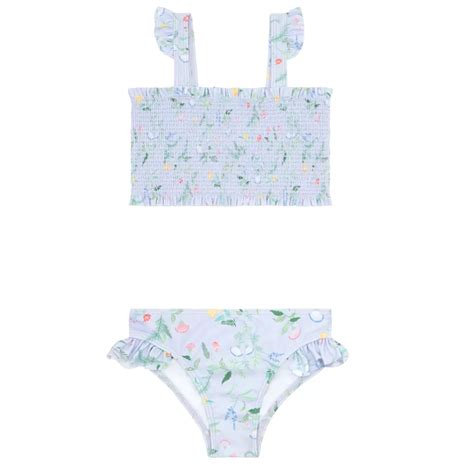 Girls Smocked Bikini