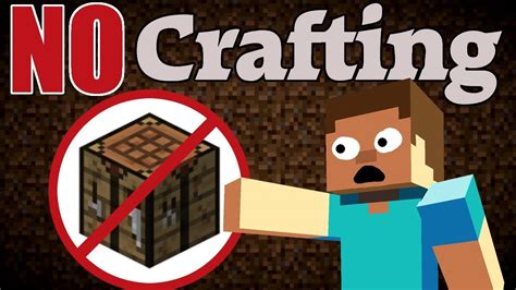 Can I Beat Minecraft Without Crafting No Crafting Challenge YouTube