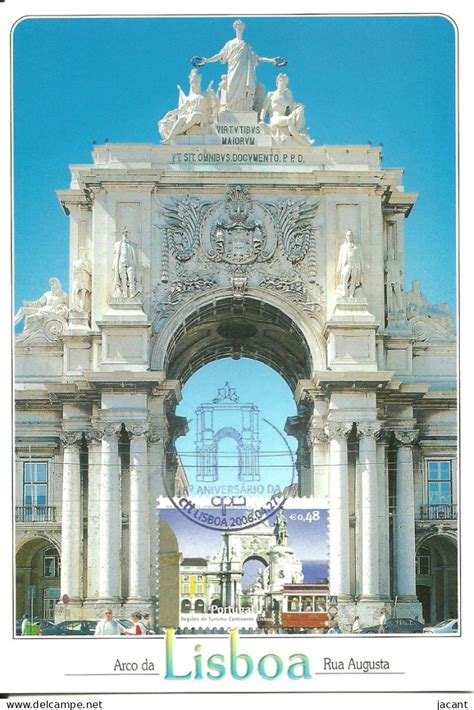 Cartes Maximum Cm Carte Maximum Portugal Lisboa Arco Da Rua