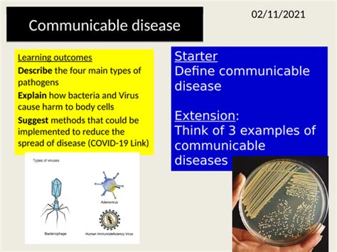 Aqa Gcse Communicable Diseases Teaching Resources