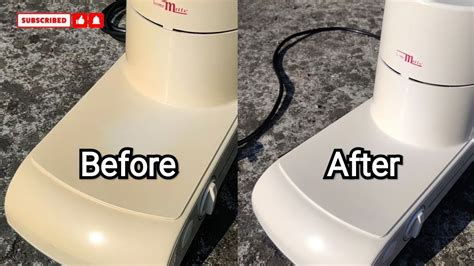 How To Remove Yellowing From Plastic Plastic Yellowing Removal