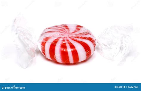 Striped Peppermint Hard Candy Stock Photo Image Of Sweet Macro 656014