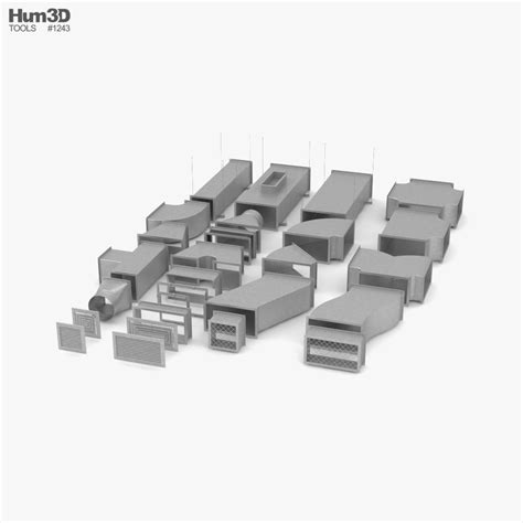 Ventilation Shaft 3D model - Architecture on Hum3D