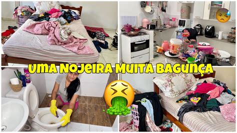 Cansei 4 Dias Sem Limpar A Casa Estava Um Nojo🤮faxina Completa E Pesada🥵meiga Feminina