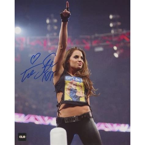 Trish Stratus Signed Wwe X Photo Inscribed Xox Cojo Coa