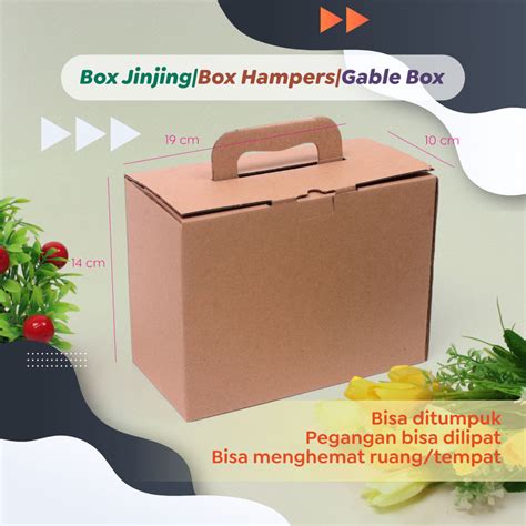 Jual Box Jinjing Box Hampers Gable Box Box Toples Bisa Ditumpuk