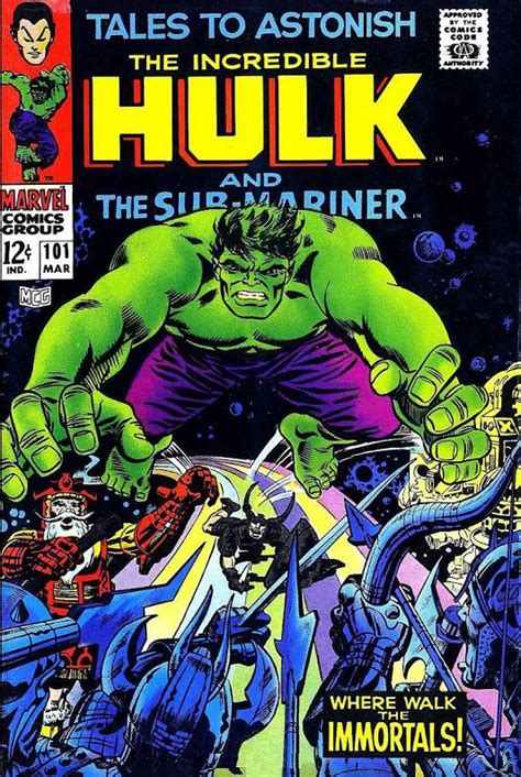 Tales To Astonish Mar Cover By Jack Kirby Syd Shores Hulk