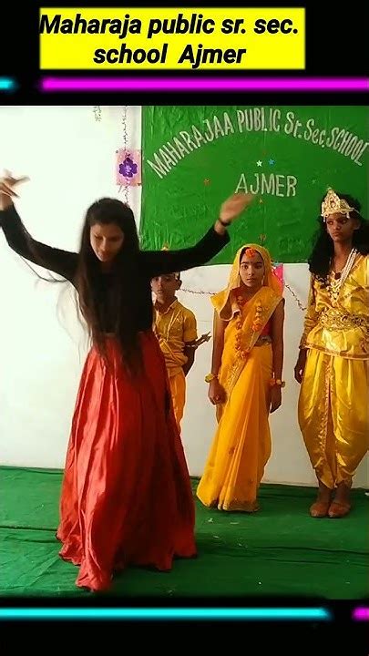 Maharaja Public Sr Sec School Ajmer School Education Study Dance