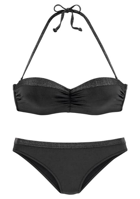 Triangel Bikini Schwarz Cup A B Lascana De