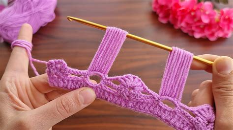 Wow Super Idea How To Make Eye Catching Crochet Vay S Per Fikir G Z