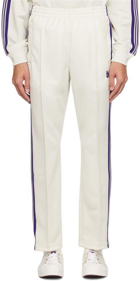 NEEDLES White Narrow Sweatpants Needles