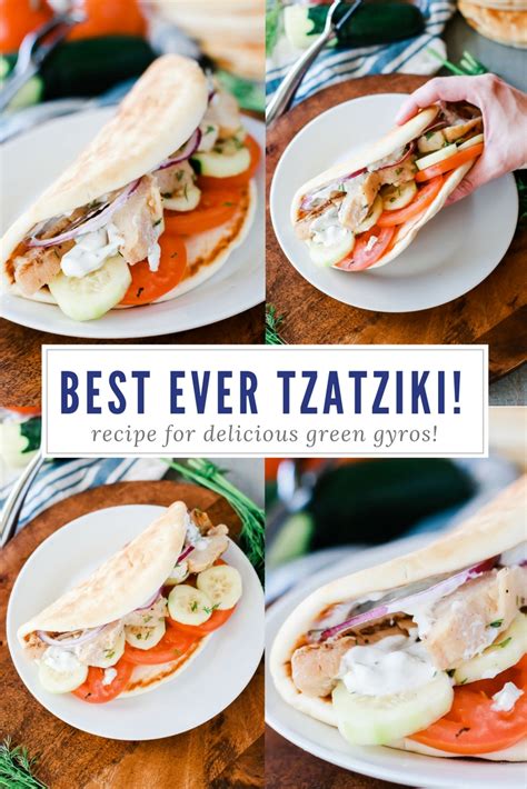 Greek Chicken Pitas With Homemade Tzatziki Sauce