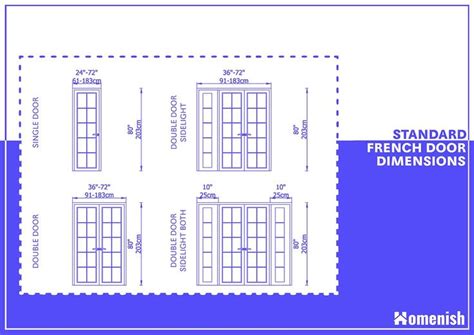 What Is The Standard French Door Size Homenish Double Doors