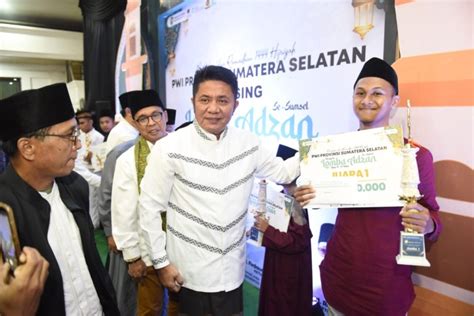 PWI Sumsel Gelar Lomba Adzan Sebagai Bagian Dari Syiar Agama Islam