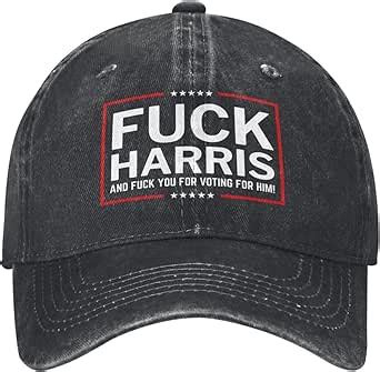 Fuck Kamala Harris Hat Fuck Harris Fuck You Hat For Women Men Baseball Cap Dad Hat Trucker Hat