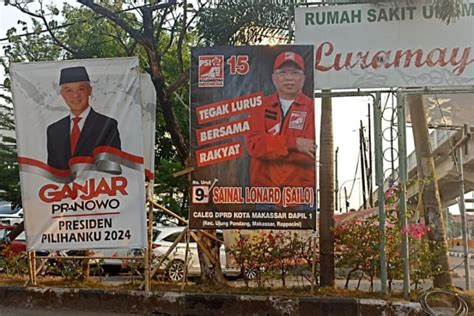 Belum Kampanye Sudah Marak Baliho Caleg Di Makassar