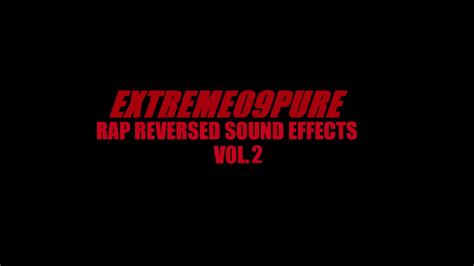 Free Rap Reversed Sample Sound Effect Pack 2 EXTREME09PURE Pattern