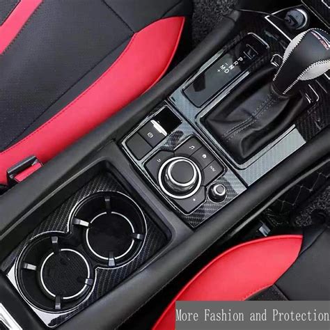 For Mazda Axela Carbon Fiber Gear Shift Panel Cover