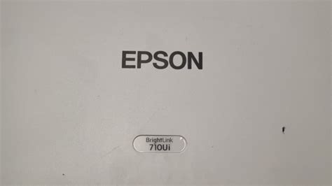 Epson Brightlink 710ui 3lcd Interactive Laser Display Projector White