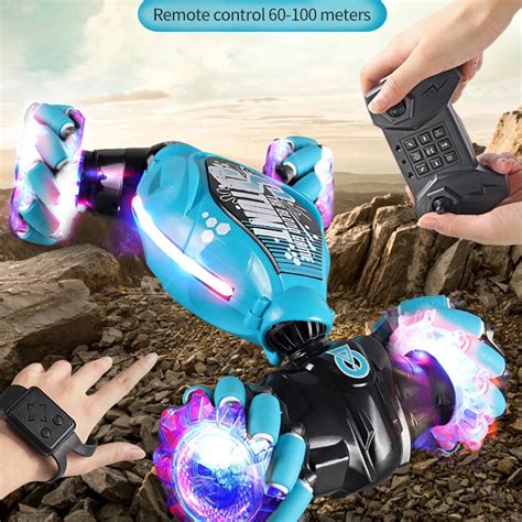 Stunning Stunts Unveiled: 4WD 1:16 RC Car With LED Light – Gesture ...