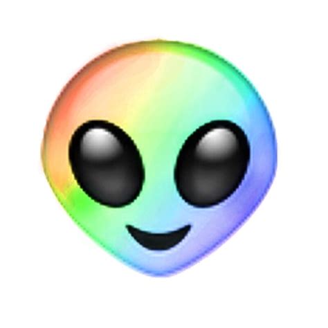 "Rainbow Alien Emoji" Metal Prints by LadyBoner69 | Redbubble