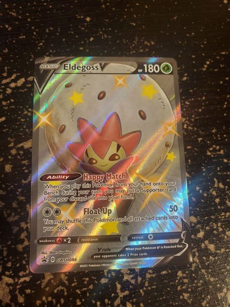 Eldegoss V Swsh Shiny Promo Full Art Ultra Rare Shining Fates